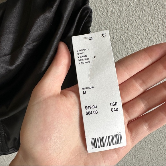 NWT Urban Outfitters Black Corset Crop Top Medium - Picture 3 of 11